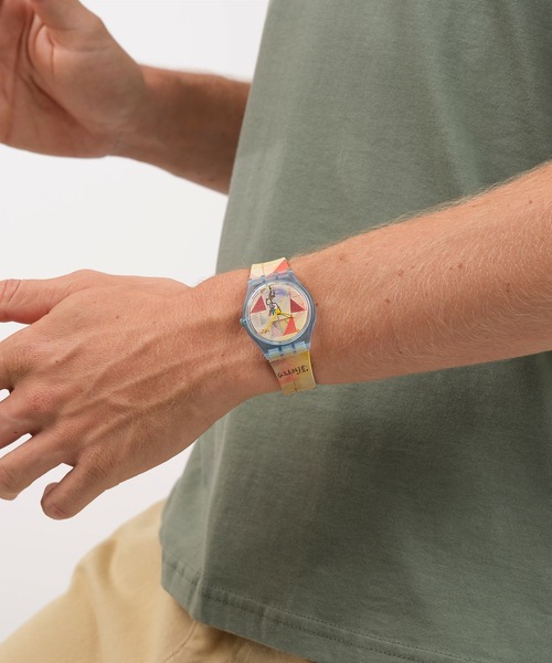 SWATCH(スウォッチ)の「KLEE'S BAVARIAN DON GIOVANNI(アナログ腕時計・レディース・イエロー・FREE)」の7枚目の写真
