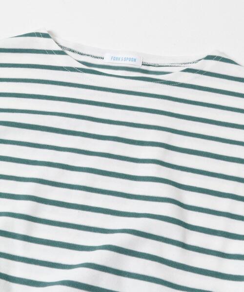 FORK&SPOON(フォークアンドスプーン)の「FORK&SPOON ボートネックボーダー(Tシャツ/カットソー・メンズ・ブルー系その他/グリーン系その他/グレー系その他・5/4)」の9枚目の写真