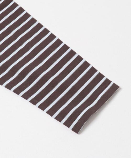 FORK&SPOON(フォークアンドスプーン)の「FORK&SPOON ボートネックボーダー(Tシャツ/カットソー・メンズ・ブルー系その他/グリーン系その他/グレー系その他・5/4)」の10枚目の写真