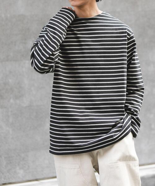 FORK&SPOON(フォークアンドスプーン)の「FORK&SPOON ボートネックボーダー(Tシャツ/カットソー・メンズ・ブルー系その他/グリーン系その他/グレー系その他・5/4)」の15枚目の写真