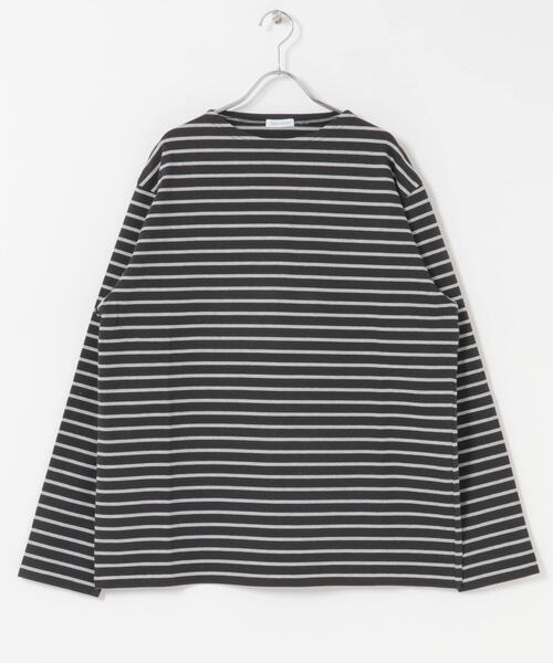 FORK&SPOON(フォークアンドスプーン)の「FORK&SPOON ボートネックボーダー(Tシャツ/カットソー・メンズ・ブルー系その他/グリーン系その他/グレー系その他・5/4)」の18枚目の写真