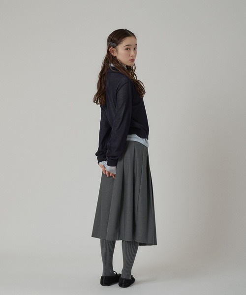 MUHET（ミュエータ）の「sheer turtleneck inner / シアータートルインナー（その他トップス・レディース・ピンク/ライトブルー/オフホワイト/杢グレー・FREE）」の13枚目の写真