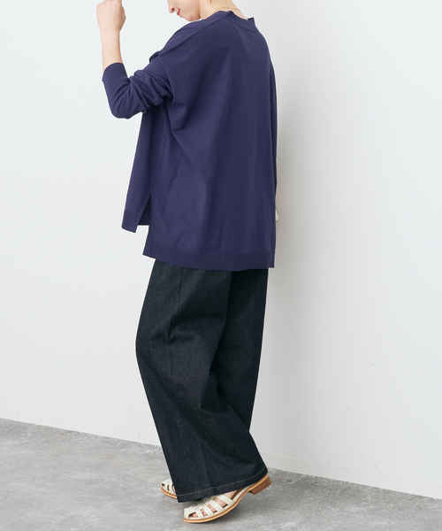 Spick & Span（スピックアンドスパン）の「Emil cotoni Vネックカーディガン（カーディガン/ボレロ・レディース・ピンク系その他/ネイビー/キャメル・FREE）」の13枚目の写真