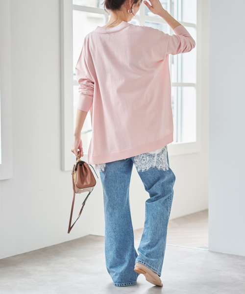 Spick & Span（スピックアンドスパン）の「Emil cotoni Vネックカーディガン（カーディガン/ボレロ・レディース・ピンク系その他/ネイビー/キャメル・FREE）」の21枚目の写真