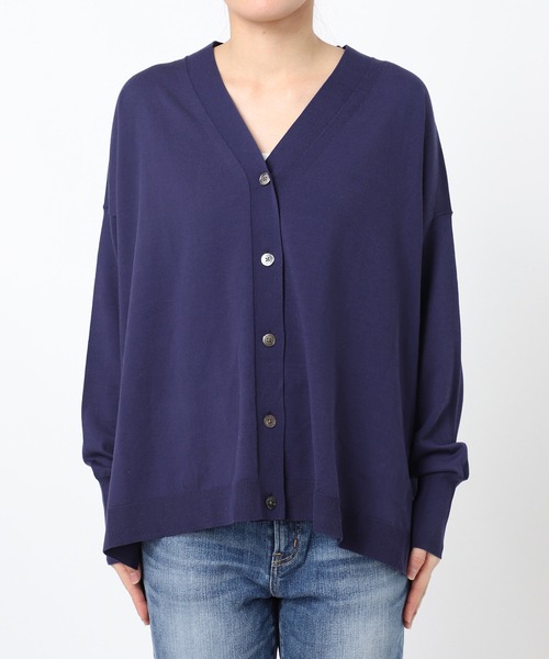 Spick & Span（スピックアンドスパン）の「Emil cotoni Vネックカーディガン（カーディガン/ボレロ・レディース・ピンク系その他/ネイビー/キャメル・FREE）」の22枚目の写真