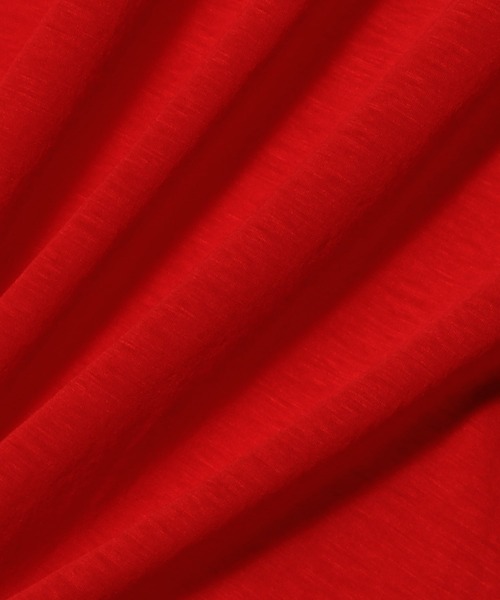 ESTNATION（エストネーション）の「GOOD PEOPLE GOOD STITCHING GOOD PRODUCT for ESTNATION / シアー天竺ロンT（Tシャツ/カットソー・レディース・ホワイト/レッド/ブラック・FREE）」の6枚目の写真