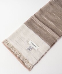 NOLLEY'S（ノーリーズ）の「コットン×レーヨン ライトボーダー ストール 80cm幅（ストール/ショール）」