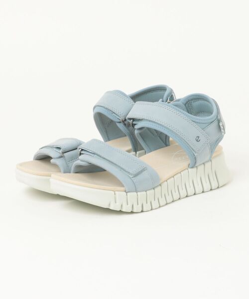 ECCO(エコー)の「ECCO 売れ筋モデル 歩きやすい GRUUV SOL レディース サンダル(サンダル・レディース・ブルー・37)」の1枚目の写真