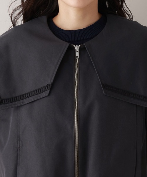 RAGEBLUE（レイジブルー）の「セーラーカラーブルゾン（ブルゾン・レディース・ベージュ/グレー・FREE）」の14枚目の写真