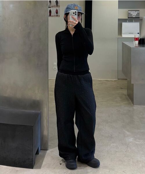 DIAGONAL(ダイアゴナル)の「HEART STITCHED PADDING PANTS (black)(その他パンツ・レディース・その他・FREE)」の4枚目の写真