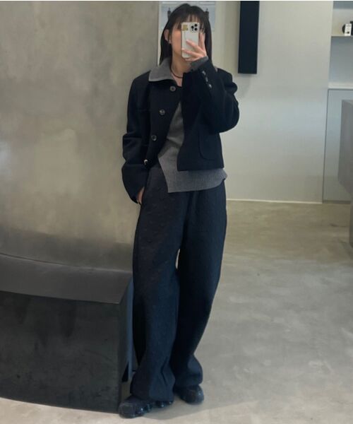 DIAGONAL(ダイアゴナル)の「HEART STITCHED PADDING PANTS (black)(その他パンツ・レディース・その他・FREE)」の8枚目の写真