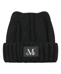 MUCENT | ミスティレザーパッチキャットビーニー(ニットキャップ/ビーニー)