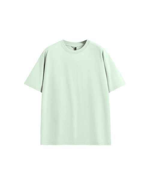 BUTTON SEOUL(ボタンソウル)の「ベーシックオーバーサイズクールテックコットンTシャツ(3カラー)(Tシャツ/カットソー・メンズ・ホワイト/ミント/ブラック・MEDIUM/LARGE/X-LARGE)」の3枚目の写真