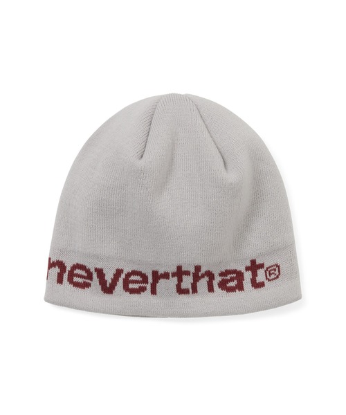 thisisneverthat(ディスイズネバーザット)の「SP-Logo No Cuff Beanie(ニットキャップ/ビーニー・メンズ・オフホワイト/ライトグリーン/ブラック/オリーブ・FREE)」の5枚目の写真