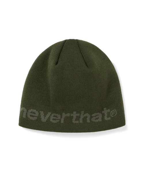 thisisneverthat(ディスイズネバーザット)の「SP-Logo No Cuff Beanie(ニットキャップ/ビーニー・メンズ・オフホワイト/ライトグリーン/ブラック/オリーブ・FREE)」の7枚目の写真