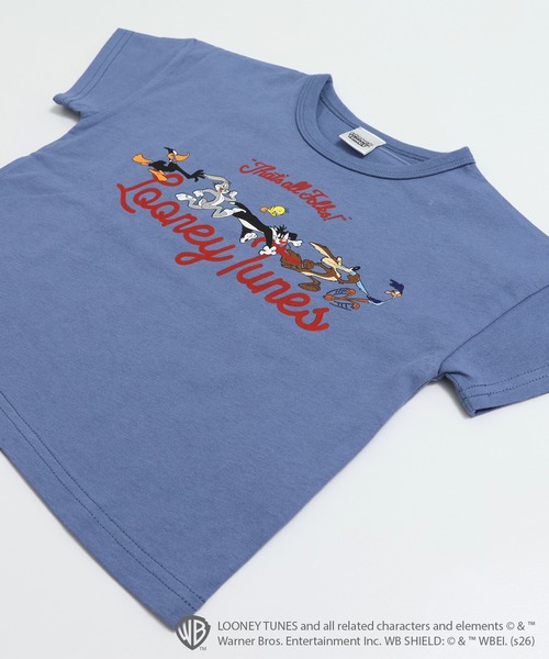 Looney Tunes(ルーニーテューンズ)の「〈ルーニー・テューンズ〉半袖Tシャツ(Tシャツ/カットソー・キッズ・チャコールグレー/グレイッシュブルー・130cm/120cm/110cm/100cm/90cm/140cm)」の10枚目の写真