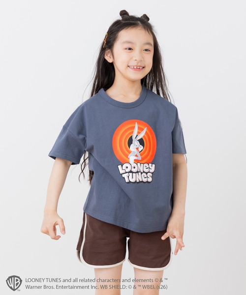 Looney Tunes(ルーニーテューンズ)の「〈ルーニー・テューンズ〉半袖Tシャツ(Tシャツ/カットソー・キッズ・チャコールグレー/グレイッシュブルー・130cm/120cm/110cm/100cm/90cm/140cm)」の14枚目の写真
