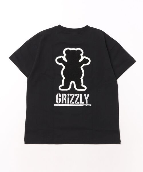 GRIZZLY(グリズリー)の「GRIZZLY/グリズリー キッズ 半袖 Tシャツ バックプリント 75163027(Tシャツ/カットソー・キッズ・ホワイト/ブラック・130cm/150cm/140cm/160cm)」の3枚目の写真