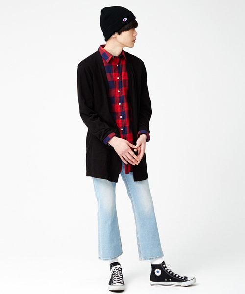 Champion(チャンピオン)の「∴WEGO/Championニットキャップ(ニットキャップ/ビーニー・メンズ・ブラック/サックスブルー/グレー/ブルー/ホワイト/ピンク/レッド・FREE)」の16枚目の写真