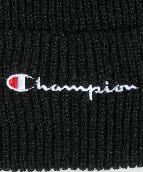 Champion(チャンピオン)の「∴WEGO/Championニットキャップ(ニットキャップ/ビーニー・メンズ・ブラック/サックスブルー/グレー/ブルー/ホワイト/ピンク/レッド・FREE)」の12枚目の写真