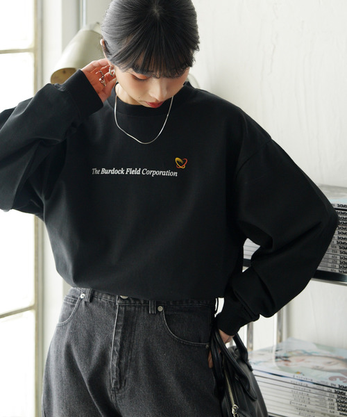 Chillfar(チルファー)の「度詰め天竺アソートデイリープリントロンT(Tシャツ/カットソー・レディース・ブラック系1/ホワイト系1/グレー系1/アイボリー系1/ネイビー系1/ホワイト/ホワイト系/ブラック/ネイビー系2/グレー系/アイボリー系/ネイビー系/ブラック系/チャコール/オートミール・FREE)」の4枚目の写真