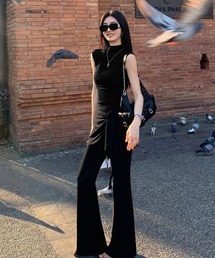 almo（アルモ）の「【Bls】 【ZL】【Bling Leads】ウィメンズスカート レイヤードパンツ(BL)（スウェットパンツ）」