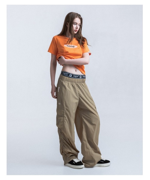 AAPE BY A BATHING APE（エーエイプバイアベイシングエイプ）の「AAPE MAIN WOVEN PANTS（その他パンツ・レディース・アイボリー/ブラック/ライトベージュ・XX-SMALL/X-SMALL/SMALL）」の5枚目の写真