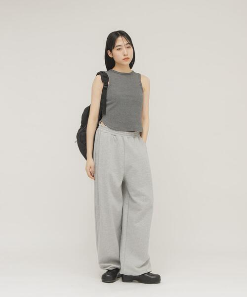 KBF(ケイビーエフ)の「ドロストルーズスウェットパンツ(その他パンツ・レディース・グレー系その他/ベージュ/ネイビー・ONE)」の10枚目の写真