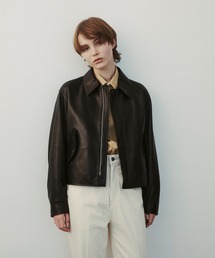 THE TOKYO（ザトウキョウ）の「【THE GRAND LEATHERS/ザグランレザーズ】COLOMER A2 FLIGHT JACKET/カーフレザーA2フライトジャケット（ブルゾン）」