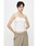 MOUSSY�i�}�E�W�[�j�́uSQUARE NECK BARE �L���~�g�b�v�X�i�L���~�\�[���j�v�b�z���C�g