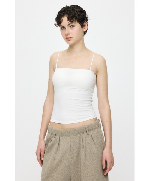 MOUSSY(マウジー)の「SQUARE NECK BARE キャミトップス(キャミソール・レディース・ブラック/ホワイト・2/0/1)」の22枚目の写真