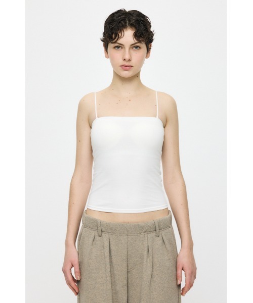 SQUARE NECK BARE キャミトップス（キャミソール）｜MOUSSY（マウジー