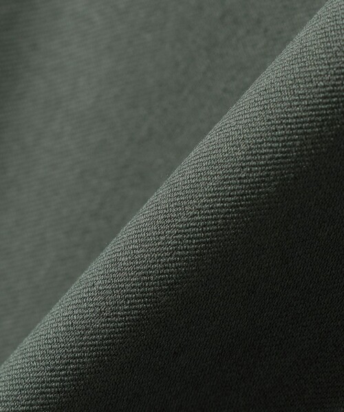 quaranciel(カランシエル)の「quaranciel:〈洗濯機可能〉Vネック スキッパー ロング シャツ ワンピース(ワンピース・レディース・ネイビー/オリーブ・ONE SIZE)」の8枚目の写真