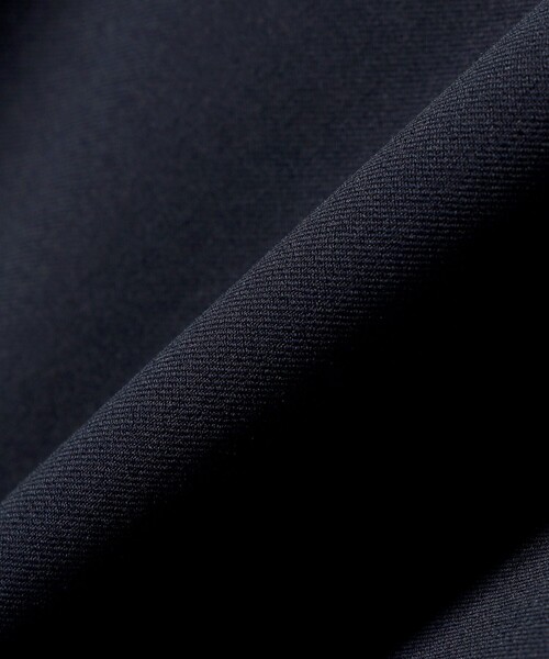 quaranciel(カランシエル)の「quaranciel:〈洗濯機可能〉Vネック スキッパー ロング シャツ ワンピース(ワンピース・レディース・ネイビー/オリーブ・ONE SIZE)」の4枚目の写真