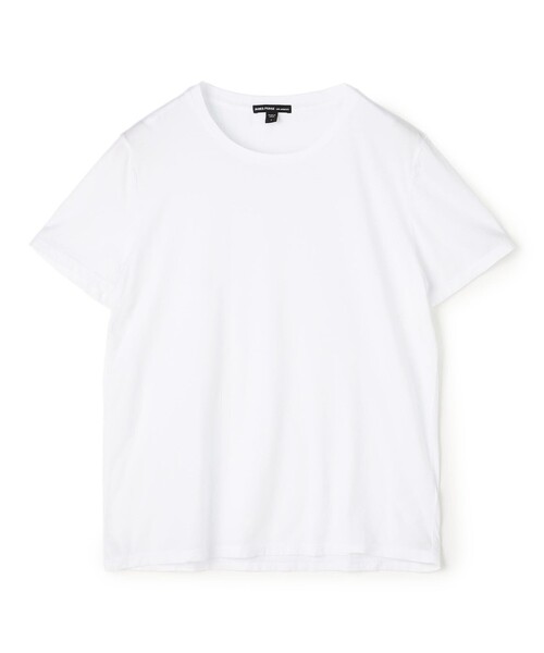 JAMES PERSE(ジェームスパース)の「リュクスジャージー クルーネック Tシャツ WELJ3263(Tシャツ/カットソー・レディース・ブラック/ホワイト・0/1)」の2枚目の写真