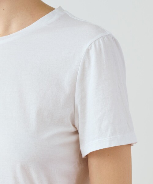 JAMES PERSE(ジェームスパース)の「リュクスジャージー クルーネック Tシャツ WELJ3263(Tシャツ/カットソー・レディース・ブラック/ホワイト・0/1)」の8枚目の写真
