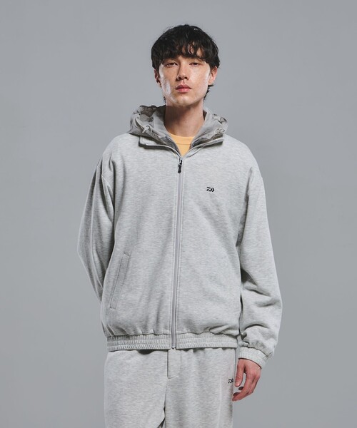 DAIWA（ダイワ）の「【別注】＜DAIWA＞GLR ジップ スウェット ジャケット（スウェット・メンズ・グレー系・M/L/XL）」の3枚目の写真
