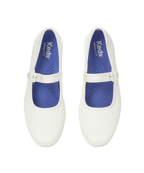 Keds(ケッズ)の「Keds ケッズ メイジー メリー ジェーン グログラン ホワイト(スニーカー・レディース・ホワイト・23.0cm/22.5cm/23.5cm/24.0cm/24.5cm/25.0cm)」の5枚目の写真