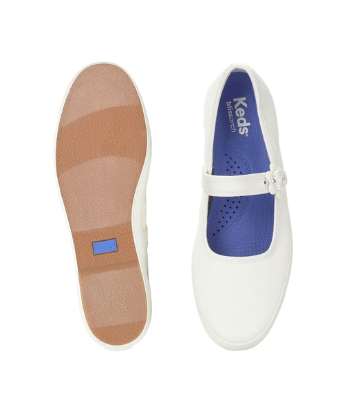 Keds(ケッズ)の「Keds ケッズ メイジー メリー ジェーン グログラン ホワイト(スニーカー・レディース・ホワイト・23.0cm/22.5cm/23.5cm/24.0cm/24.5cm/25.0cm)」の7枚目の写真