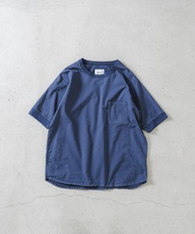 quadro（クオドロ）の「裏毛風二重織ストレッチポケ付きクルー（Tシャツ/カットソー）」