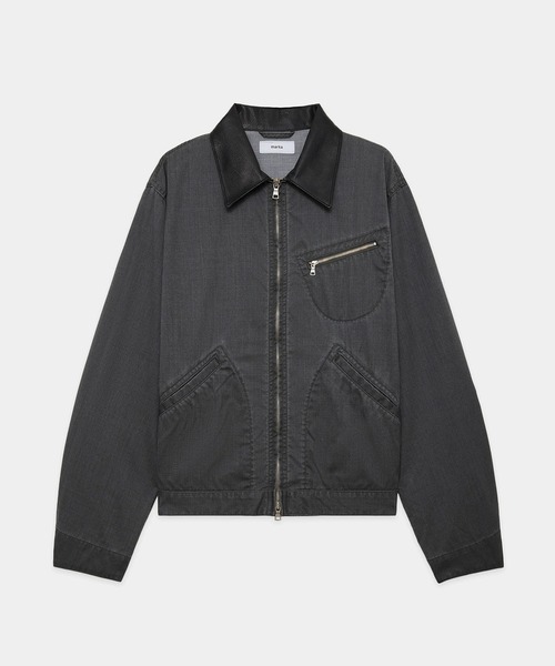 markaware（マーカウェア）の「WORK JACKET（ブルゾン・メンズ・ダークグレー/ブルーグレー・1/2）」の2枚目の写真