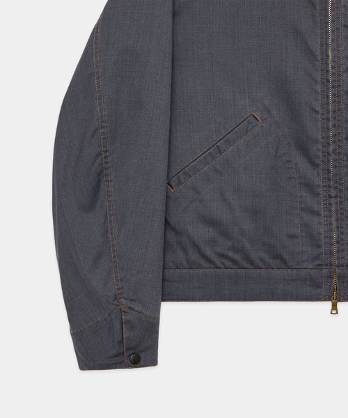 markaware（マーカウェア）の「WORK JACKET（ブルゾン・メンズ・ダークグレー/ブルーグレー・1/2）」の7枚目の写真