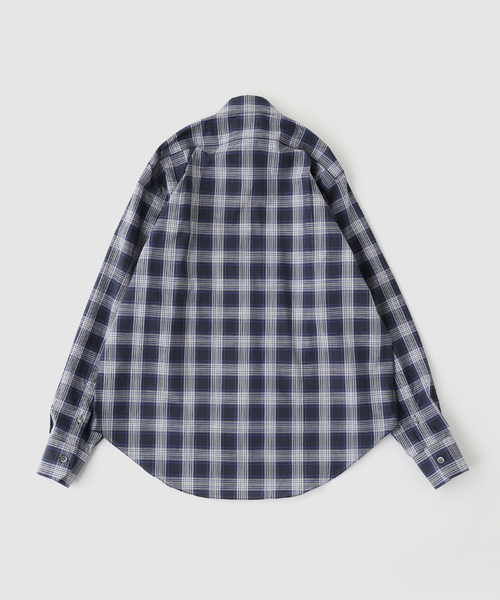 PULP/417EDIFICE（パルプフォーワンセブンエディフィス）の「CAMISAS MANOLO / カミサス マノロ CHECKS NORMAL SHIRT（シャツ/ブラウス・メンズ・ネイビー・46/44）」の2枚目の写真