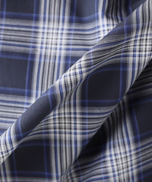 PULP/417EDIFICE（パルプフォーワンセブンエディフィス）の「CAMISAS MANOLO / カミサス マノロ CHECKS NORMAL SHIRT（シャツ/ブラウス・メンズ・ネイビー・46/44）」の3枚目の写真