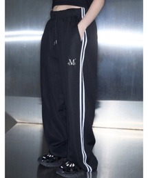 A'GEM/9 × .kom 『MUCENT/ムセント』 RAKAN SIDE LINE STRING WIDE PANTS UNISEX/サイドラインストリングワイド パンツ