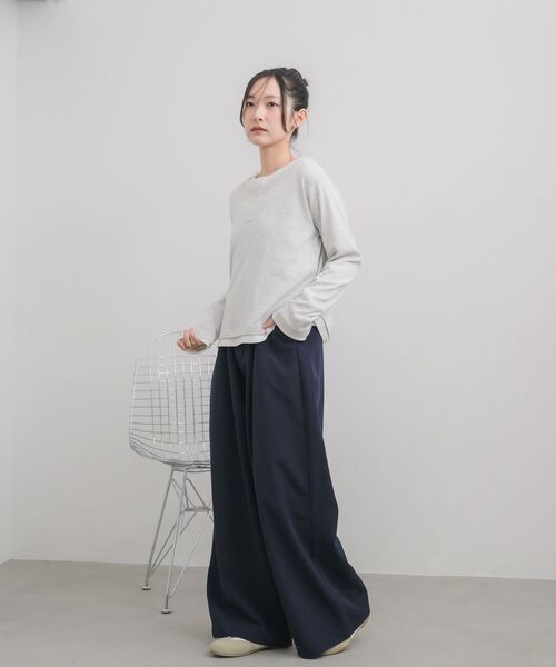 RETRO GIRL（レトロガール）の「アソートヘンリーネックTEE（Tシャツ/カットソー・レディース・ホワイト系その他/ブラウン系その他3/ブラック・FREE）」の19枚目の写真