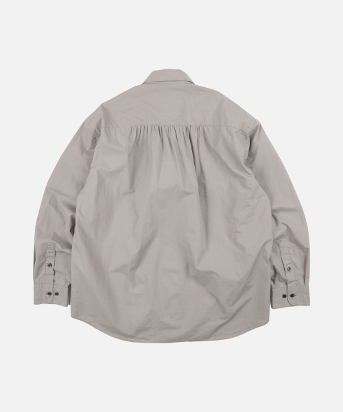 FRIZMWORKS(フリズムワークス)の「CIGARETTE POCKET TYPEWRITER SHIRT _ MUD(シャツ/ブラウス・メンズ・その他・SMALL/MEDIUM/LARGE/X-LARGE)」の2枚目の写真