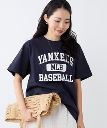SPORTY&RICH | 【SPORTY & RICH】Yankees Ivy ロゴプリントTシャツ(Tシャツ/カットソー)