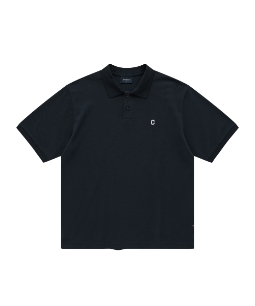 COVERNAT(カバーナット)の「CロゴクールピケTシャツダークネイビー(ポロシャツ・メンズ・その他・X-SMALL/SMALL/MEDIUM/LARGE/X-LARGE/XX-LARGE)」の2枚目の写真