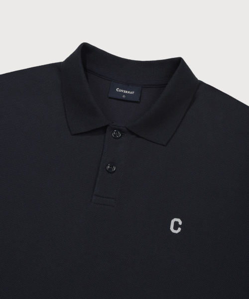 COVERNAT(カバーナット)の「CロゴクールピケTシャツダークネイビー(ポロシャツ・メンズ・その他・X-SMALL/SMALL/MEDIUM/LARGE/X-LARGE/XX-LARGE)」の9枚目の写真